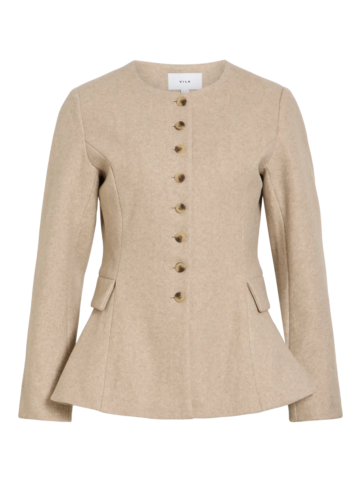 VIZIKKA L/S WAIST JACKET/BFS NATURAL MELANGE
