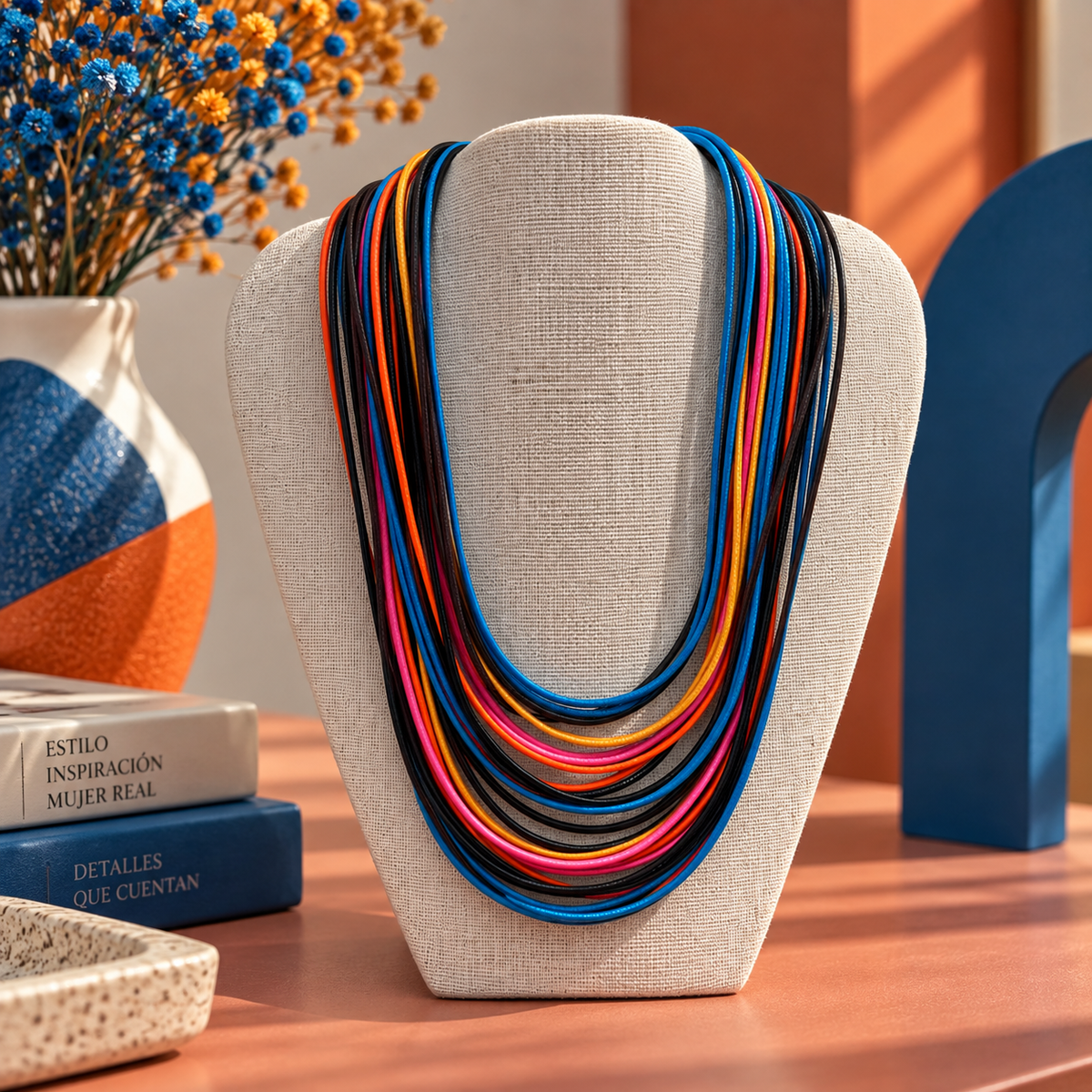 COLLAR CELESTE