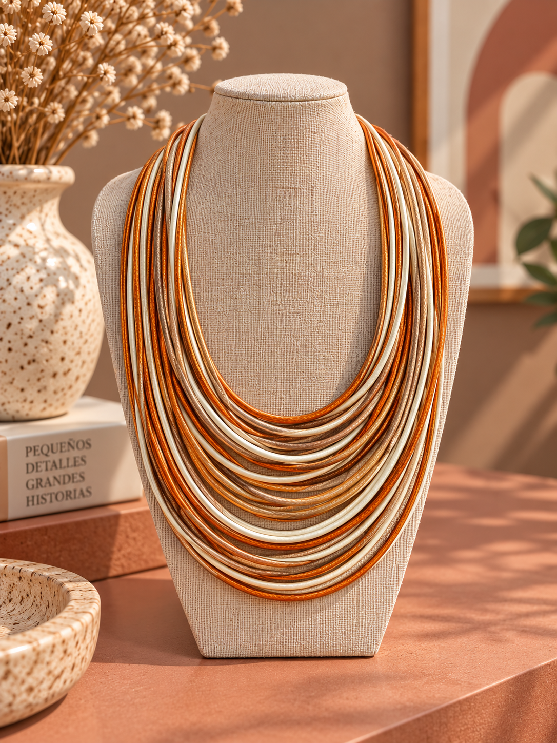 COLLAR MARRON