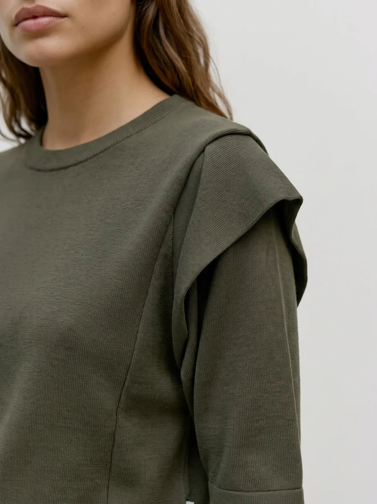 VMLAYLA 2/4 O-NECK PULLOVER FOREST NIGHT