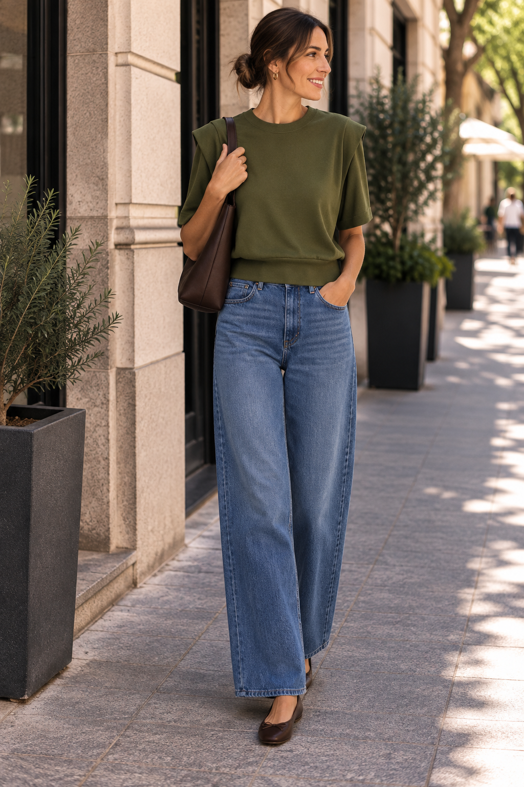 VMLAYLA 2/4 O-NECK PULLOVER APAHGNUM