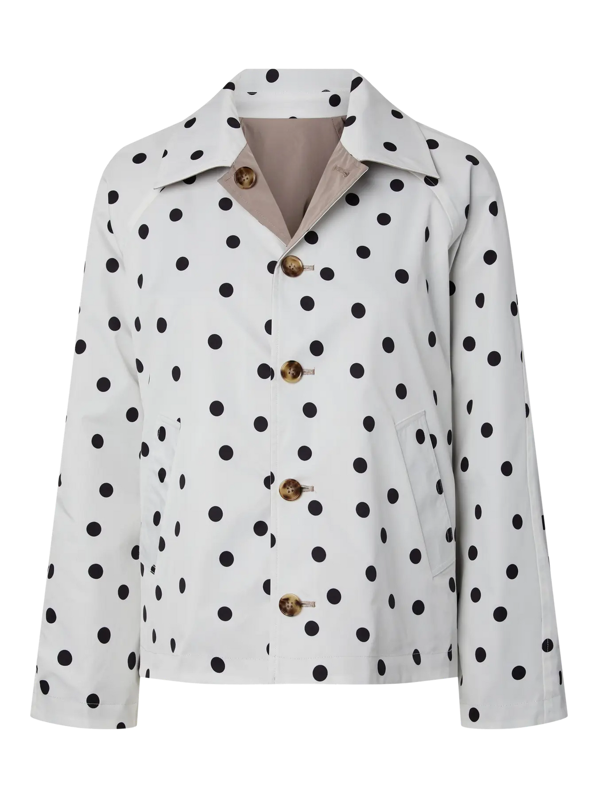 PCADOTTA REVERISBLE SHORT TRENCH JACKET