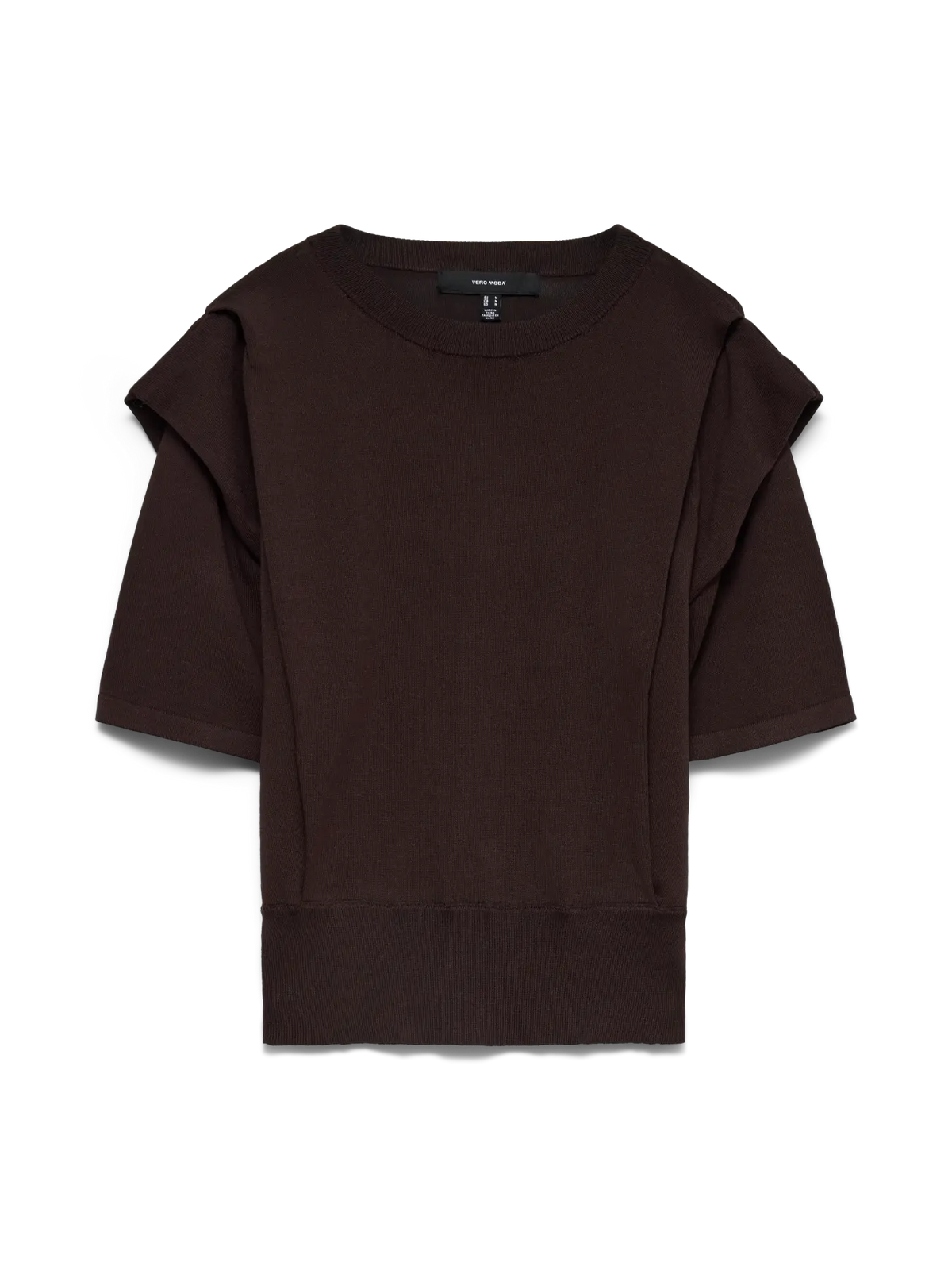 VMLAYLA 2/4 O-NECK PULLOVER CHOCOLATE TORTE