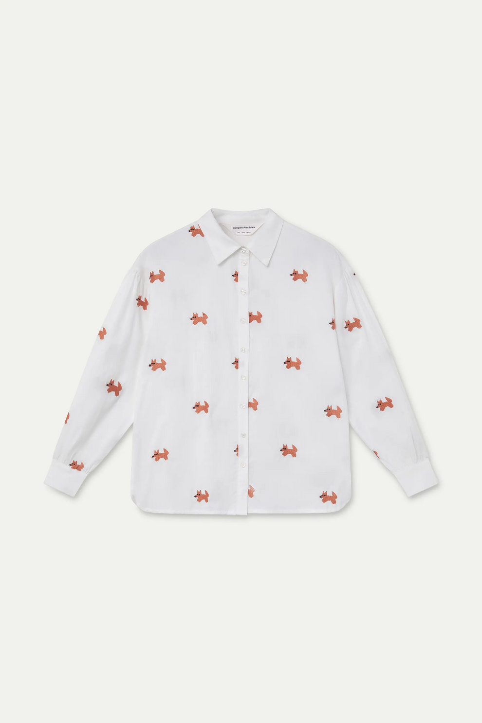 63C/41012 CAMISA BORDADO PERRITOS