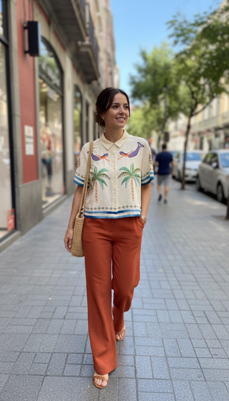 Camisa Santorini