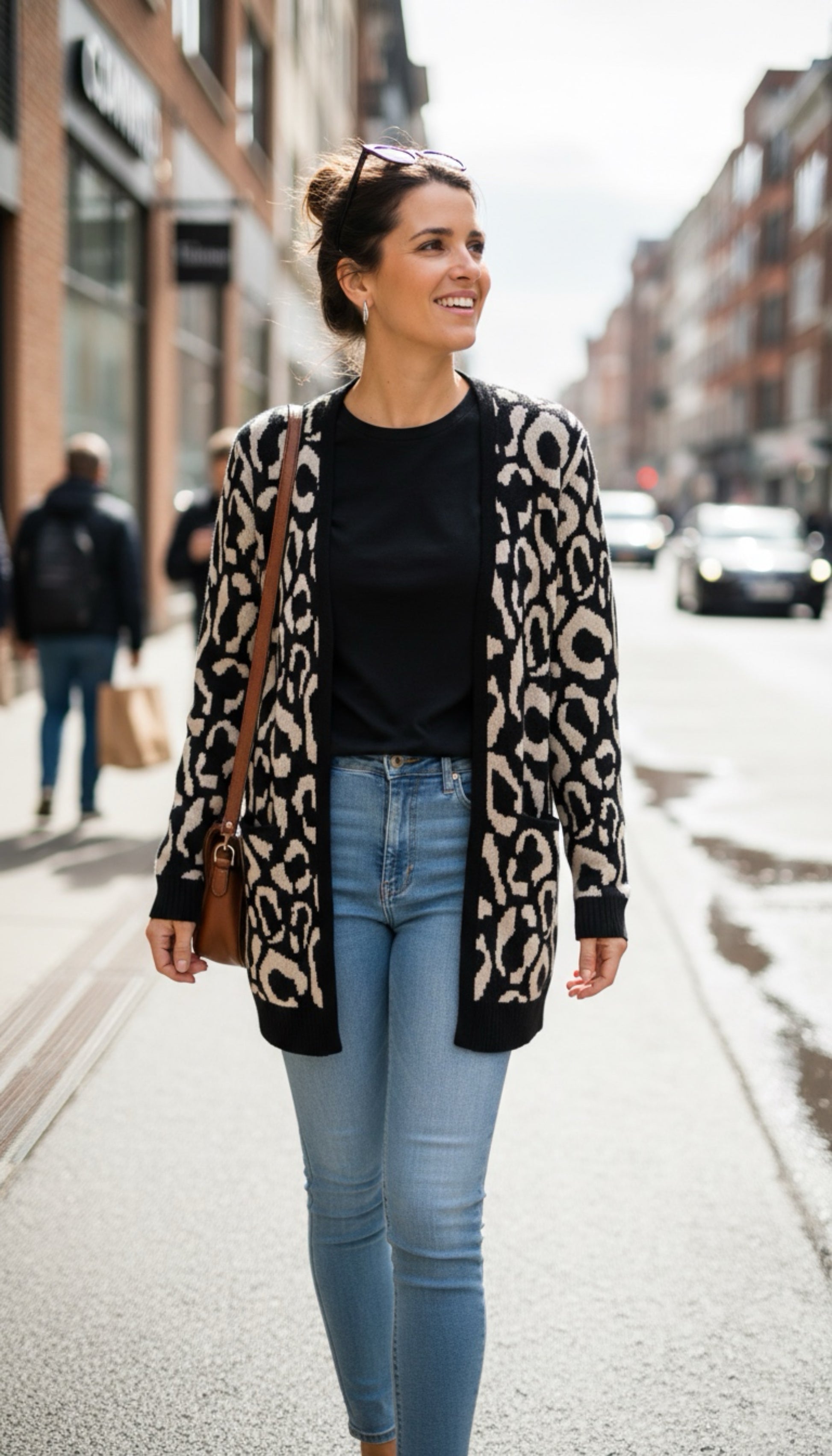 Cárdigan Luisa en negra