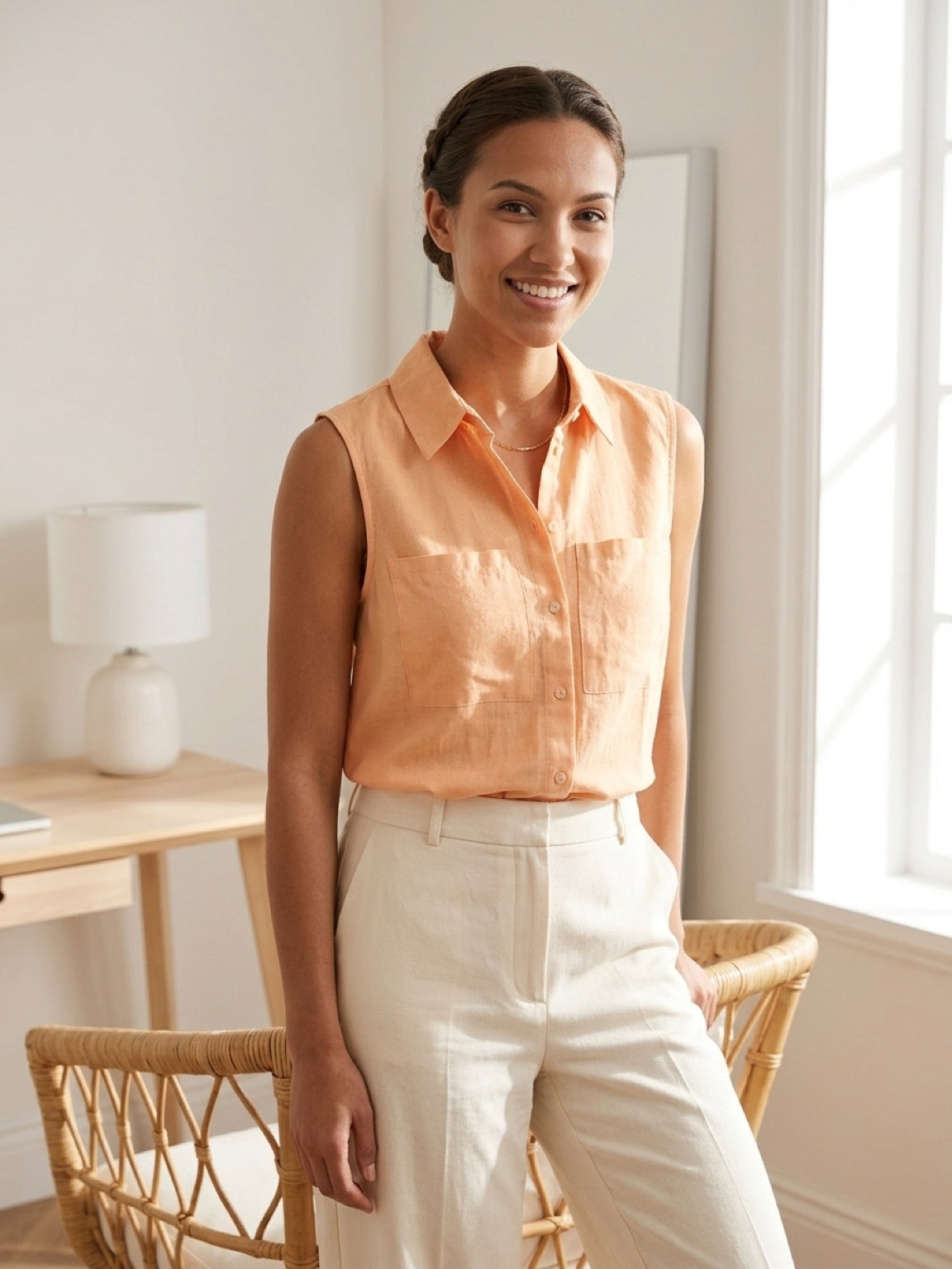 Camisa Apricot